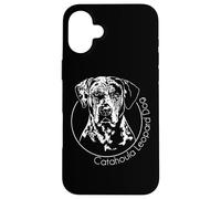 Louisiana Catahoula Leopard Dog Huntrait Carcasa para iPhone 16 Plus
