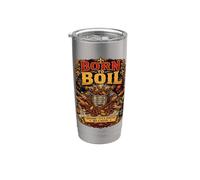 Louisiana es un estilo de vida nacido para hervir el cangrejo cajún Vaso térmico de acero inoxidable de doble pared