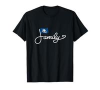 Louisiana Family - Bandera de Luisiana Heritage Word Art Camiseta