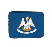 Louisiana State Flag - Funda unisex a prueba de golpes para laptop, hecha de tela Oxford de alta densidad, práctica apertura con cremallera