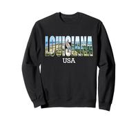 Louisiana State USA Vacaciones Louisiana City Vintage Sudadera
