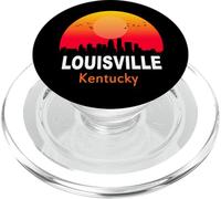 Louisville Kentucky State USA Vintage Retro Sunset City PopSockets PopGrip para MagSafe