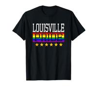 Louisville Pride Gay Lesbianas Queer LGBT Rainbow Flag Camiseta