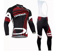 louizumify Traje de ciclismo de manga larga para hombre con 3 bolsillos transpirable que absorbe la humedad de secado rápido reflectante suave