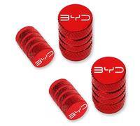 Loujyou 4 Piezas Aleación de Aluminio Válvula de neumático Resistente al Agua y al Polvo para BYD Autopartes,C