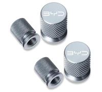 Loujyou 4 Piezas Aleación de Aluminio Válvula de neumático Resistente al Agua y al Polvo para BYD Autopartes,D