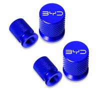 Loujyou 4 Piezas Aleación de Aluminio Válvula de neumático Resistente al Agua y al Polvo para BYD Autopartes,B