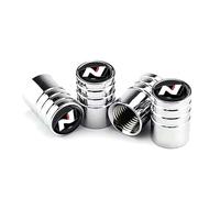 Loujyou 4 Piezas Aleación de Aluminio Válvula de neumático Resistente al Agua y al Polvo para Hyundai N Line i10 i20 i30 Sonata Tucson,B