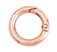 LOUKEKE 1 Pieza Cierre de presión con Forma de compuerta Ovalada, Cierre de presión con Resorte, Color Dorado, Plateado, Negro y Oro Rosa.