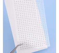 LOUKEKE 3 hojas de pegatinas autoadhesivas de perlas de 2 mm, 3 mm, 4 mm, para cabello, cara y uñas, manualidades