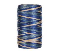 LOUKEKE Rollo de 100 g de Cinta Plana de Seda de Hielo mercerizada Tejida a Mano, Hilo Hueco para Ganchos, Zapatos, Hilo de Crochet, Hilo para Bolsas, Hilo para Pantuflas, Hilo de Verano
