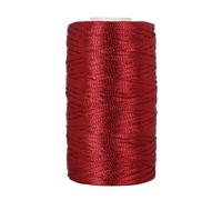 LOUKEKE Rollo de 100 g de Cinta Plana de Seda de Hielo mercerizada Tejida a Mano, Hilo Hueco para Ganchos, Zapatos, Hilo de Crochet, Hilo para Bolsas, Hilo para Pantuflas, Hilo de Verano