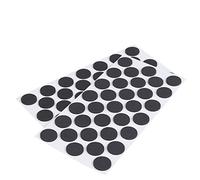 LouMaxx Almohadillas antideslizantes autoadhesivas, 66 topes para muebles, color negro, redondos, 24 mm de diámetro, antideslizantes con agarre extra fuerte