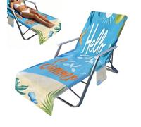 Lounge Chair Cover - 210 X 75cm Microfiber, Quick Dry Absorbent, Chaise Longue Wrap, Soft Shield | Lightweight Outdoor Furniture Protection, Suitable For Patio Garden Lawn Backyard