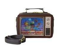 Loungefly Barrio Sésamo Lenticular Retro TV bolsa cruzada
