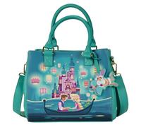 Loungefly Bolso Bandolera Castillo Rapunzel Enredados Disney Lounglefly, Juventud Unisex, Multicolor (Multicolor), Talla Única