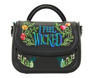Loungefly Bolso cruzado universal Wicked: parte dos florales