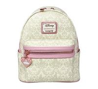 Loungefly - Bolso de hombro grabada estilo damasco de princesas de Disney con doble correa para mujer