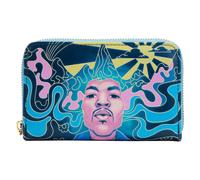 Loungefly Cartera con cremallera Paisaje psicodélico de Jimi Hendrix