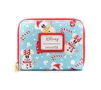 Loungefly- cartera mickey minnie snowman disney estuches, multicolor (