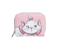 Loungefly - Cartera pequeña con cremallera de Disney The Aristogats Marie Flowers, color rosa, Rosado, Talla única