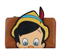 Loungefly, Cartera Tarjetero Pinocho Asomado de Disney