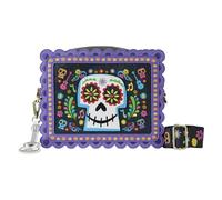 Loungefly Coco Miguel Floral Skull Mujer Bolsa de Mano multicolor Semi piel