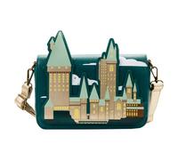 Loungefly, Bolso bandolera Harry Potter Golden Hogwarts Unisex adulto, Multicolor, Estandar