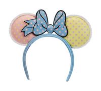 Loungefly diadema de minnie mouse con diseño de lunares, color pastel