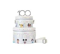 Loungefly Disney 100 Celebration Cake - Bolso cruzado, color blanco