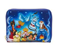 Loungefly Disney Aladdin Aladdin - Cartera con cremallera alrededor del 30 aniversario, talla única, Aladino, Talla única, Disney Aladdin - Cartera con cremallera alrededor del 30 aniversario