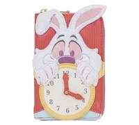 Loungefly Cartera con cremallera Disney Alicia en el País de las Maravillas Conejo Blanco