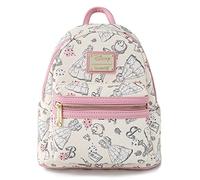 Loungefly Disney Beauty and the Beast Belle All Over Print Womens Double Strap Shoulder Bag Purse