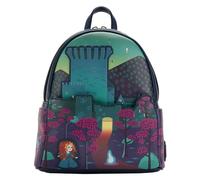 Loungefly Disney Brave Princess Castle Series - Bolso de hombro con doble correa para mujer, Multi, Talla única