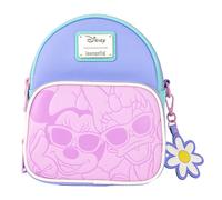 Loungefly disney daisy duck & minnie mouse - mini mochila convertible