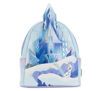 Loungefly Disney Frozen Princess Elsa Castle Mini Mochila, Blue, Talla única, Casual