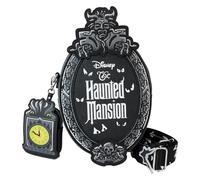 Loungefly Disney Haunted Mansion - Bandolera con placa