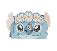 Loungefly Disney Lilo and Stitch Springtime Stitch Cosplay Zip Around Wallet, Blue, OneSize, Azul, OneSize