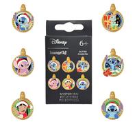 Loungefly Disney Lilo & Stitch - Adornos navideños con pin de caja misteriosa (un pin al azar)