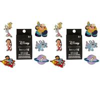 Loungefly: Disney - Lilo & Stitch - Aventuras espaciales - Jumba, Pleakley y más - Pins esmaltados en caja sorpresa - 1 de 6 para coleccionar - Los diseños pueden variar - Para mochilas y bolsos