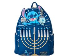 Loungefly Disney Lilo & Stitch - Mini mochila iluminada con puntada de menorá