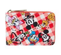 loungefly Disney Mickey and Friends Picnic Basket Accordion Zip Around Wallet