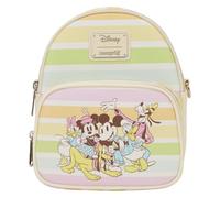 Loungefly Disney Mickey and Friends Rainbow Stripes - Bolso cruzado