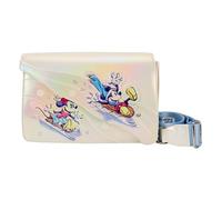 Loungefly Disney Mickey and Friends Winter Wonderland - Bolso bandolera, Multi, Talla única