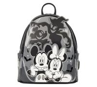 Loungefly Disney Mickey & Minnie - Fantasma - Luz y brilla en la oscuridad - Mini mochila - Bolsas coleccionables