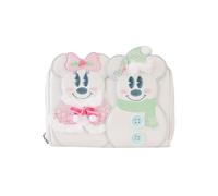 Loungefly Disney Mickey & Minnie - Monedero de muñeco de Nieve en Colores Pastel de Disney, Color Blanco/opulento jardín, Talla única