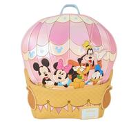 Loungefly Disney Mickey y Amigos en Globo Aerostático Figural - Mini Mochila, Multicolor - Mercancia Oficial