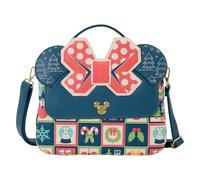 Loungefly Disney Mickey y Minnie Holiday Bolso Bandolera - Mercancia Oficial