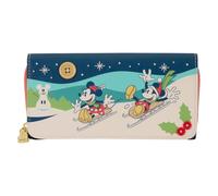 Loungefly Disney Mickey y Minnie Holiday Cartera con Solapa - Mercancia Oficial - Octubre 2025 Catálogo Artículo 28