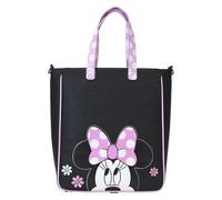 Loungefly Disney Minnie Floral Rock The Dots - Bolsa de mano con bolsa para monedas